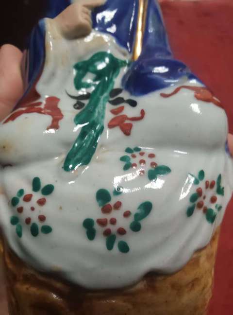 古玩陶瓷八仙人物塑像真品鑒賞圖