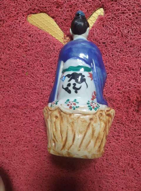 古玩陶瓷八仙人物塑像真品鑒賞圖