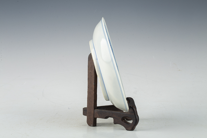 古玩陶瓷清光緒·青花礬紅洪福齊天紋盤（官）拍賣，當前價格22656元