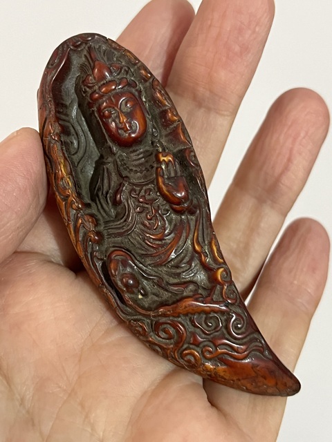 古玩雜項牙質雕件真品鑒賞圖