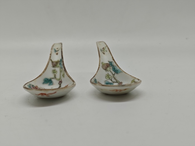 古玩陶瓷鳳凰牡丹紋粉彩湯勺拍賣，當前價格1500元