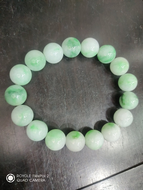 古玩玉器天然翡翠珠串拍賣，當前價格1269元