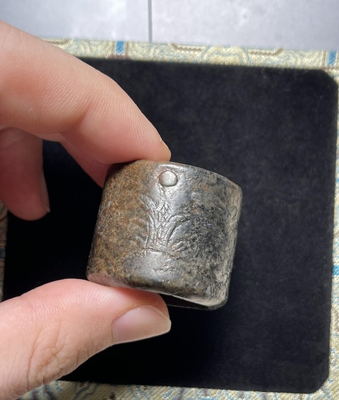 古玩玉器玉扳指真品鑒賞圖