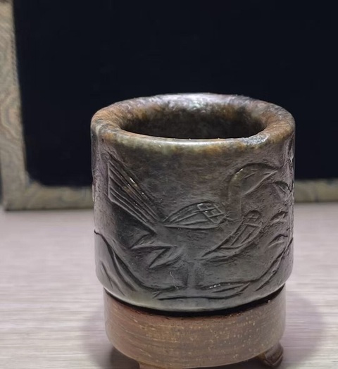 古玩玉器玉扳指真品鑒賞圖