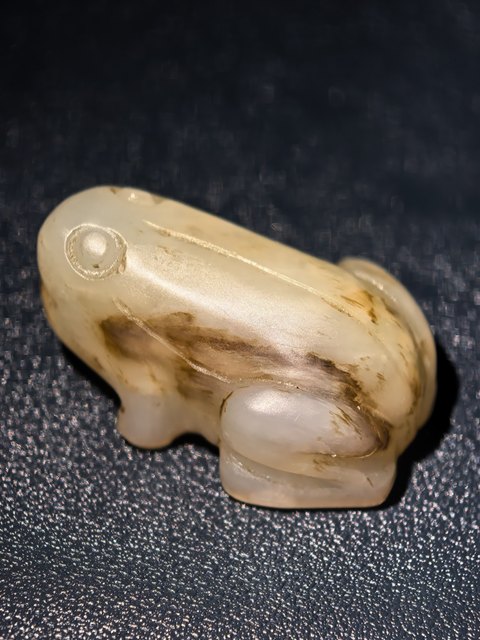 古玩玉器青蛙真品鑒賞圖