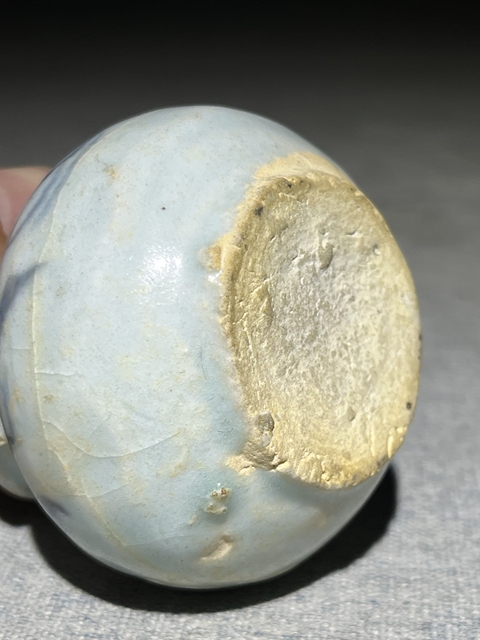 古玩陶瓷青花折枝花卉紋雙系罐真品鑒賞圖