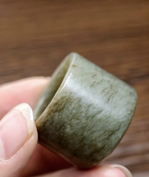 古玩玉器玉扳指真品鑒賞圖