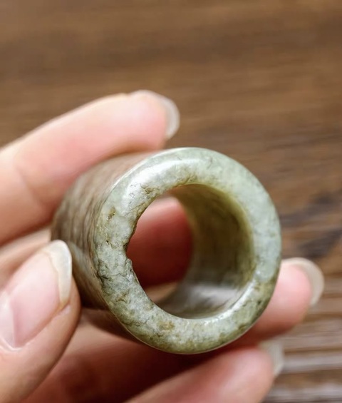 古玩玉器玉扳指真品鑒賞圖