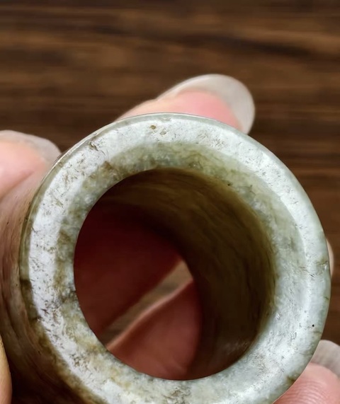 古玩玉器玉扳指真品鑒賞圖