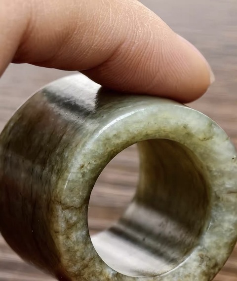 古玩玉器玉扳指真品鑒賞圖