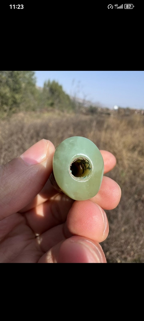 古玩玉器仿文化期玉人真品鑒賞圖