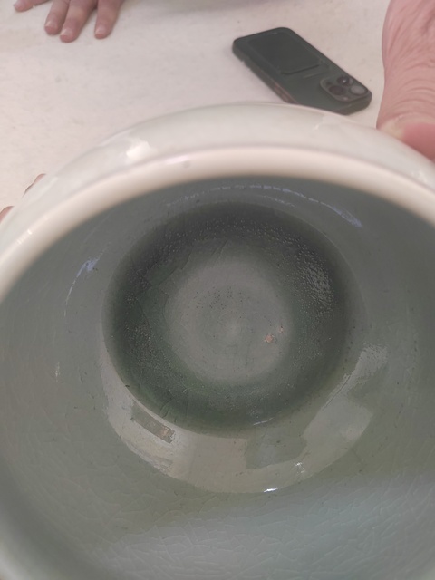 古玩陶瓷郎窯紅釉缽式洗真品鑒賞圖