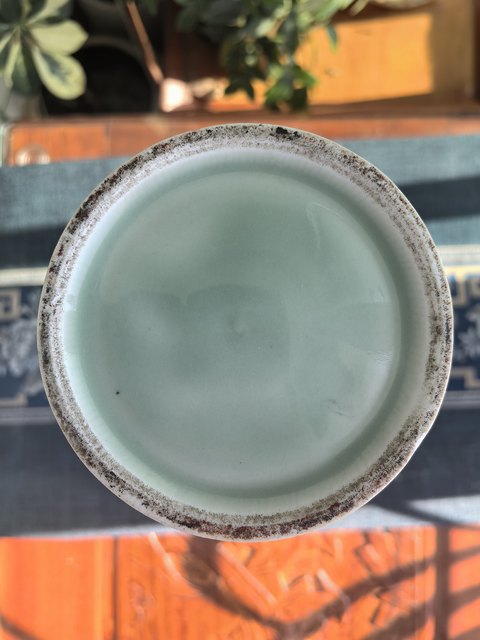 古玩陶瓷青釉觀音瓶真品鑒賞圖