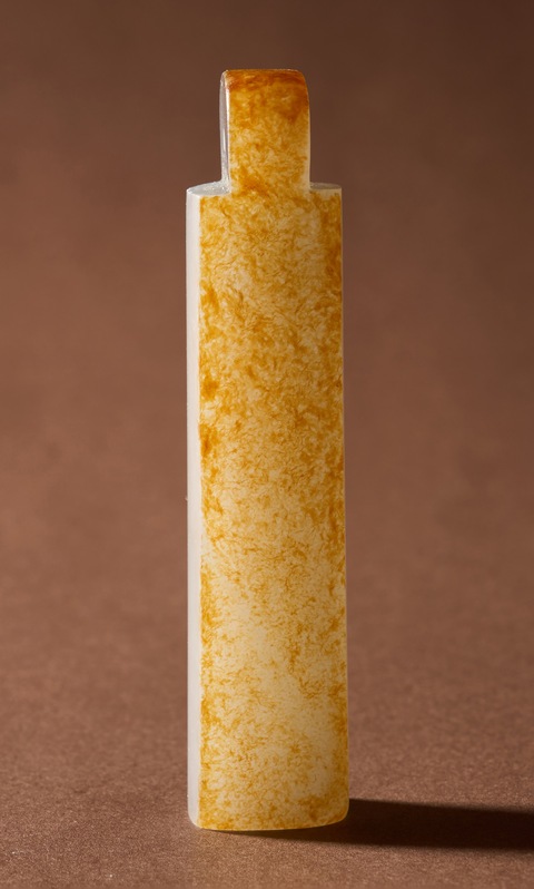 古玩玉器玉翎管真品鑒賞圖