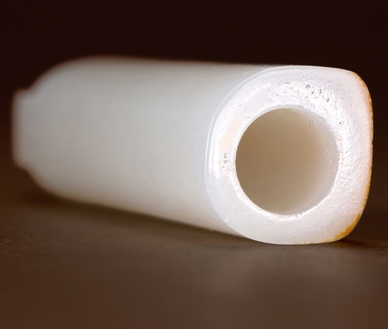 古玩玉器玉翎管真品鑒賞圖