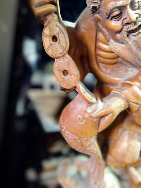 古玩雜項木雕件真品鑒賞圖