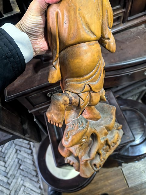 古玩雜項木雕件真品鑒賞圖