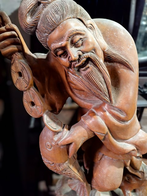 古玩雜項木雕件真品鑒賞圖