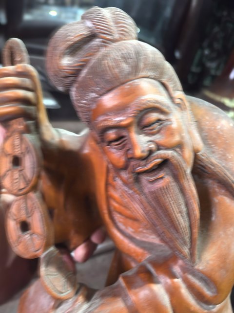 古玩雜項木雕件真品鑒賞圖