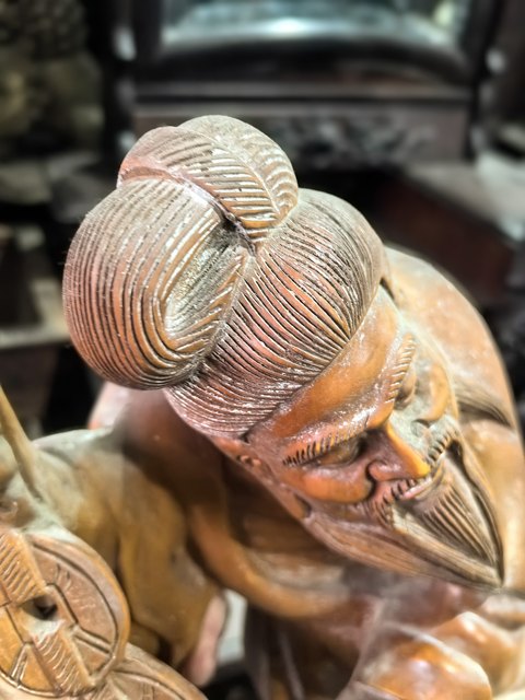 古玩雜項木雕件真品鑒賞圖