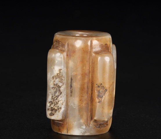 古玩玉器琮式勒真品鑒賞圖