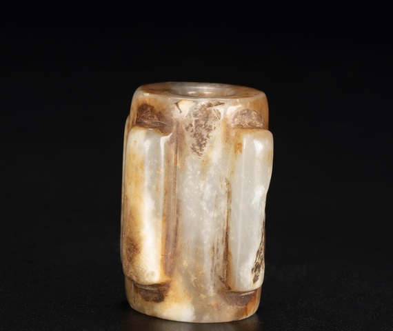 古玩玉器琮式勒真品鑒賞圖