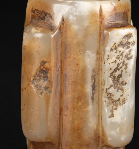 古玩玉器琮式勒真品鑒賞圖