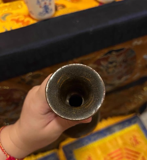 古玩陶瓷金代玉壺春瓶真品鑒賞圖