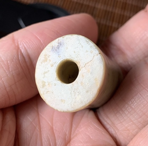 古玩玉器透閃石玉勒真品鑒賞圖