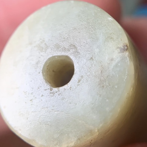 古玩玉器透閃石玉勒真品鑒賞圖