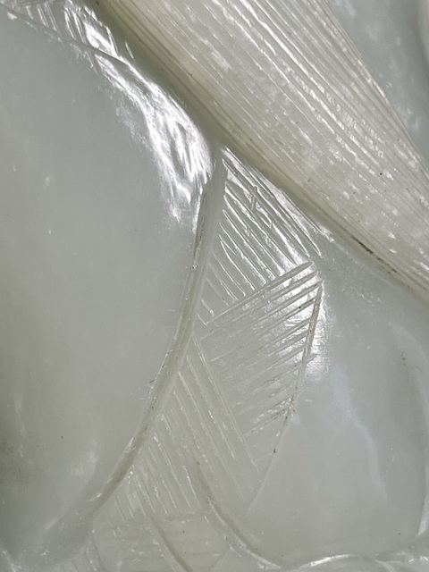 古玩玉器和田玉雕“太白擺件”真品鑒賞圖