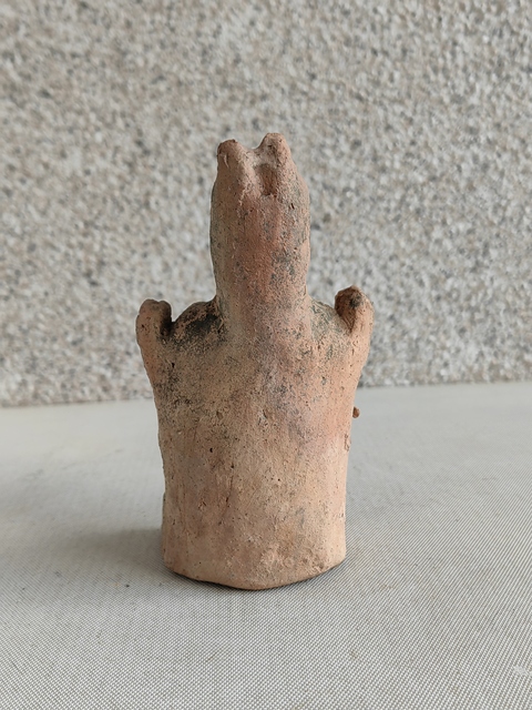 古玩陶瓷紅陶關公造像拍賣，當前價格398元