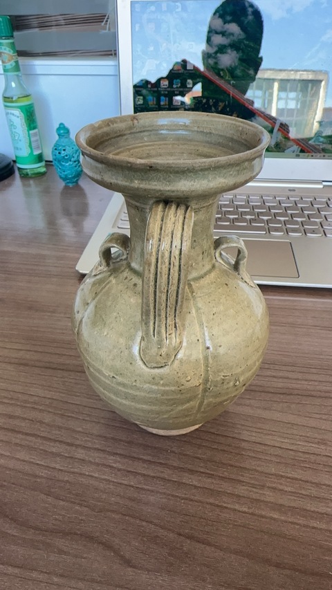 古玩陶瓷青釉執(zhí)壺真品鑒賞圖