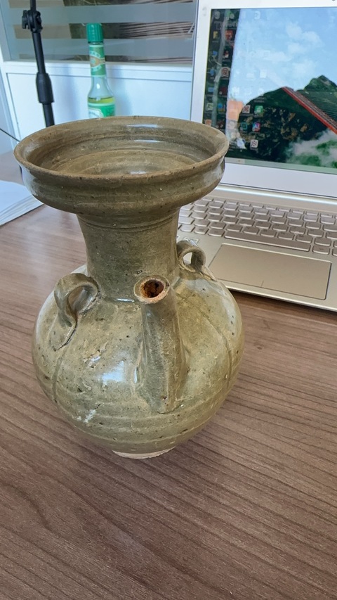 古玩陶瓷青釉執(zhí)壺真品鑒賞圖