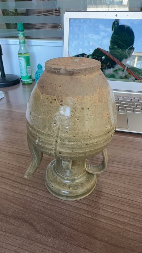 古玩陶瓷青釉執(zhí)壺真品鑒賞圖