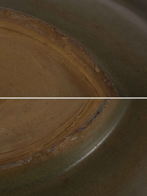 古玩陶瓷龍泉青瓷折沿盤拍賣，當前價格150000元