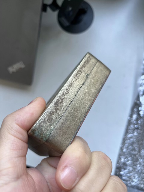 古玩銅器墨盒真品鑒賞圖