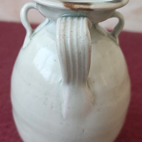 古玩陶瓷青白釉點褐彩執壺拍賣，當前價格4200元