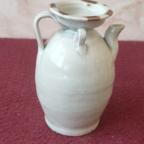 古玩陶瓷青白釉點褐彩執壺拍賣，當前價格4200元