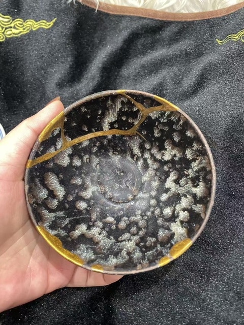 古玩陶瓷吉州窯盞真品鑒賞圖