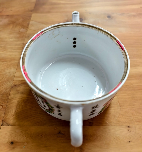 古玩陶瓷清晚期 粉彩無(wú)雙譜茶壺真品鑒賞圖