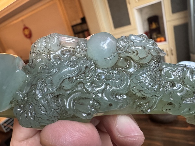 古玩玉器岫玉雕件真品鑒賞圖