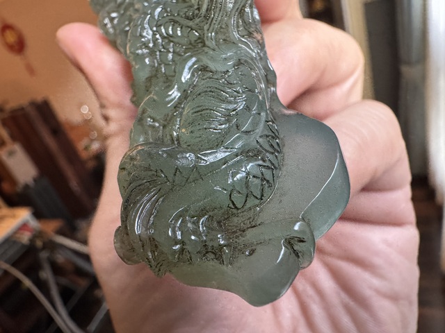 古玩玉器岫玉雕件真品鑒賞圖