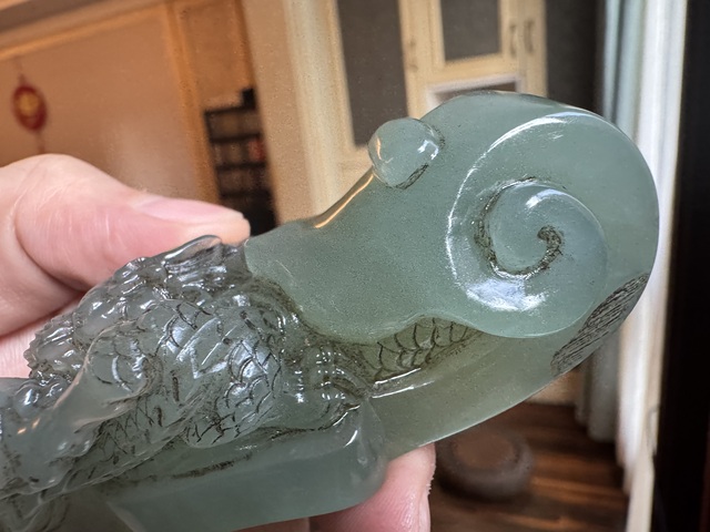 古玩玉器岫玉雕件真品鑒賞圖