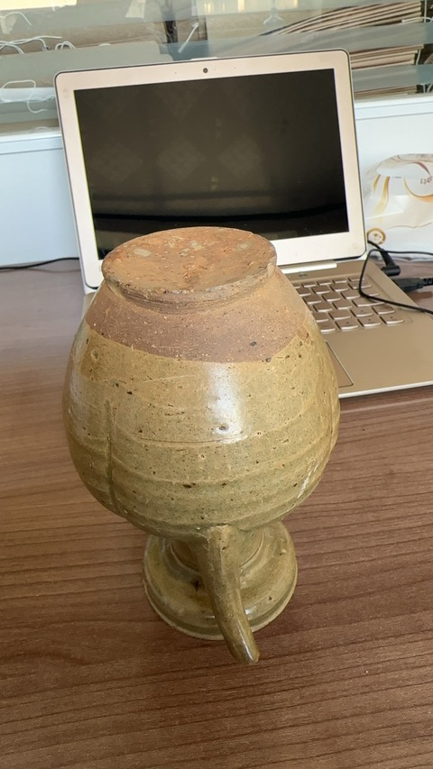 古玩陶瓷北宋青釉執壺真品鑒賞圖