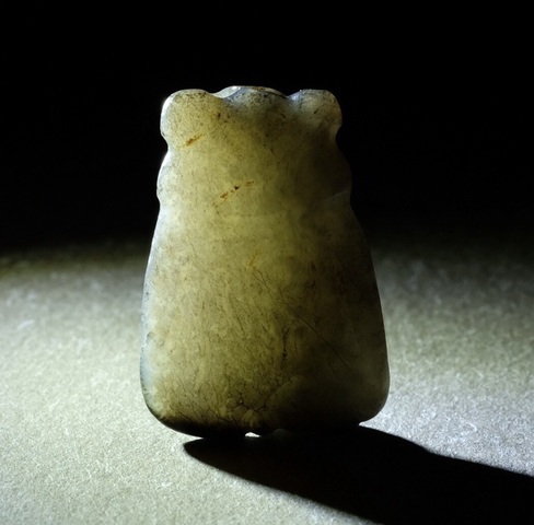 古玩玉器玉蟬真品鑒賞圖