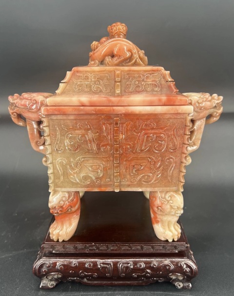 古玩玉器鼎真品鑒賞圖