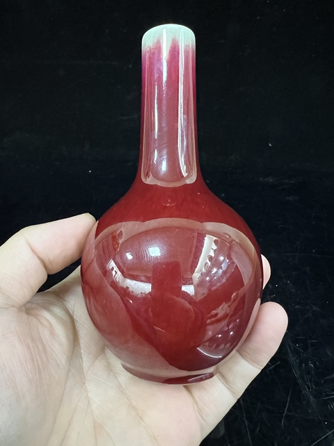 古玩陶瓷天球瓶真品鑒賞圖