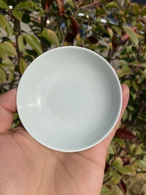 古玩陶瓷人物山水紋青花蓋碗真品鑒賞圖