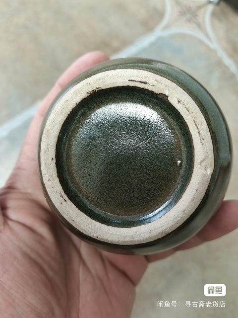 古玩陶瓷茶葉末釉小罐真品鑒賞圖